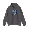Dark charcoal Tampa Bay Rays hoodie with kangaroo pocket, drawstring hood, and team logo