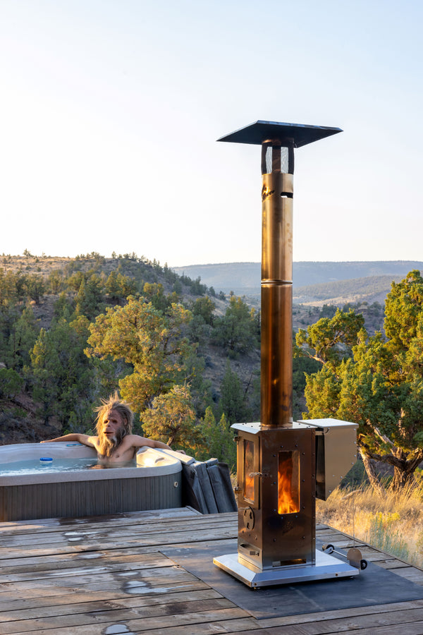 Big Timber - Wood Pellet Patio Heater For the Outdoorsman Timber Stoves