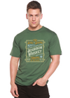 Bourbon Whiskey Men's Bamboo Viscose/Organic Cotton Short Sleeve Graphic T-Shirt