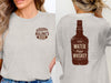 Save Water Drink Whiskey Funny Saying Graphic Bottle T-Shirt