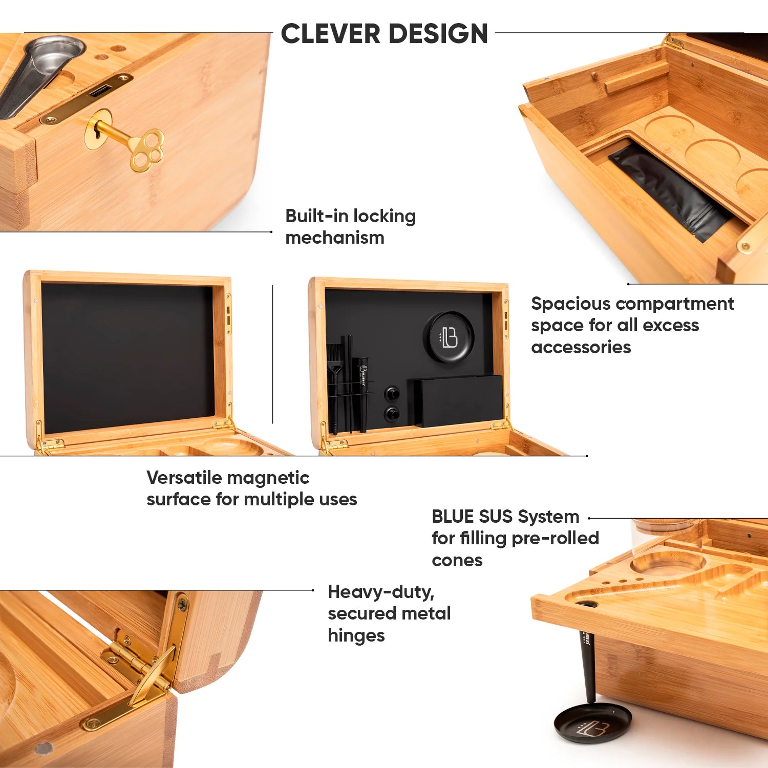 DISCOVERY - Stash Storage Box For the Bar Blue Bus Fine Tools
