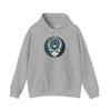 Mariners pullover hoodie in light gray with Seattle logo graphic on the chest