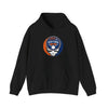 New York Mets hoodie in black with front Stealie skull emblem