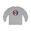 Sport grey long sleeve t-shirt with Philadelphia Stealie logo on front chest