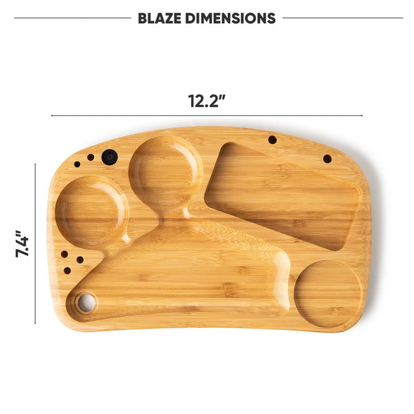 BLAZE - Stash Rolling Tray For the Bar Blue Bus Fine Tools