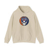New York Mets hoodie in sand with front Stealie skull emblem