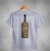 Whiskey Is Liquid Sunshine Bottle Design Graphic T-Shirt