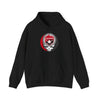 Black Cincinnati logo hoodie with drawstring hood and kangaroo pocket