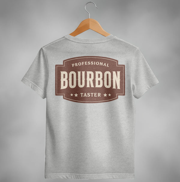 Professional Bourbon Taster Funny Alcohol Design T-Shirt