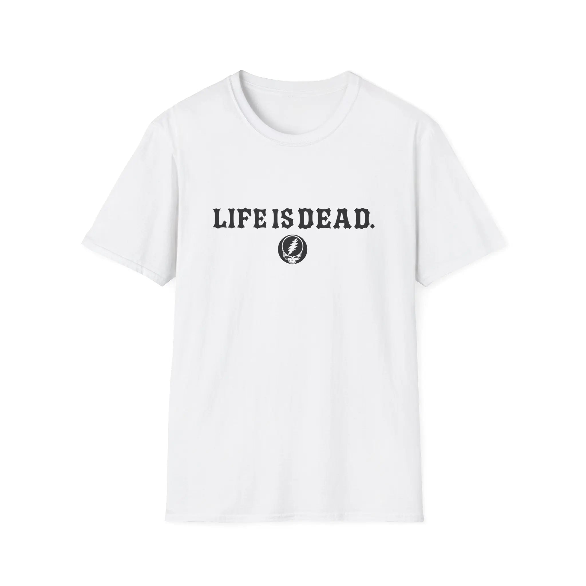 Two-sided print T-shirt in white with 