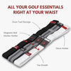 THE BYRD GOLF BELT ✶ Blue / Red Stripe
