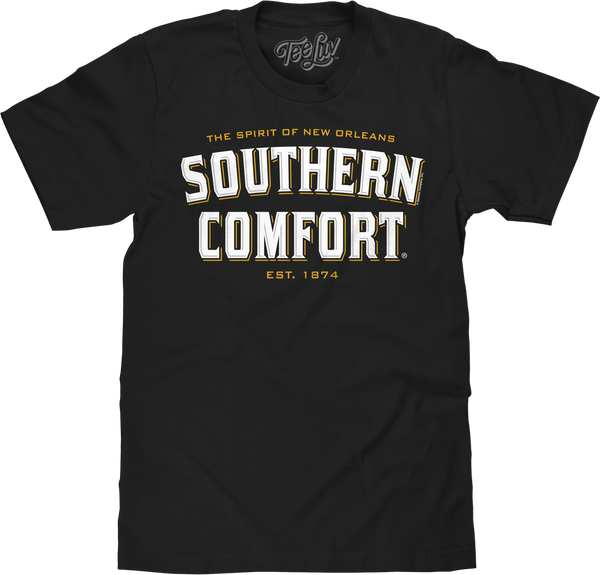Southern Comfort SOCO Whiskey Logo T-Shirt- Black