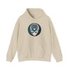 Seattle Mariners hoodie in cream with front circular logo, hood drawstring, kangaroo pocket