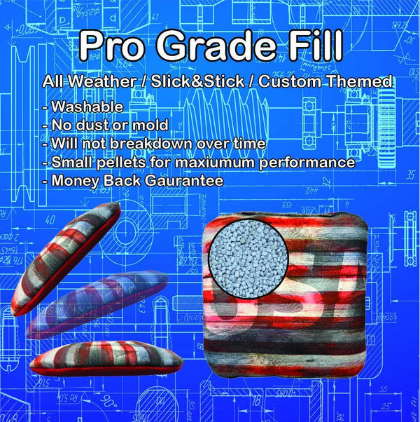 Michigan USA American Flag Cornhole Boards