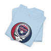 Atlanta Braves StealieT-shirt in light blue with circular Stealie skull logo on front