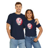 Navy T-shirt with Yankees Stealie skull logo graphic on chest