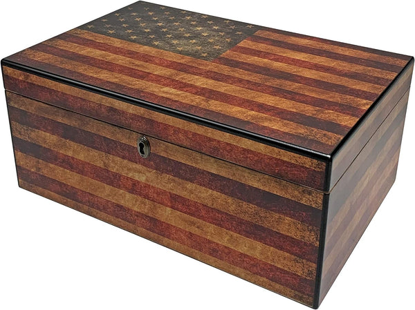 Old Glory Cigar Humidor For the Bar Quality Importers