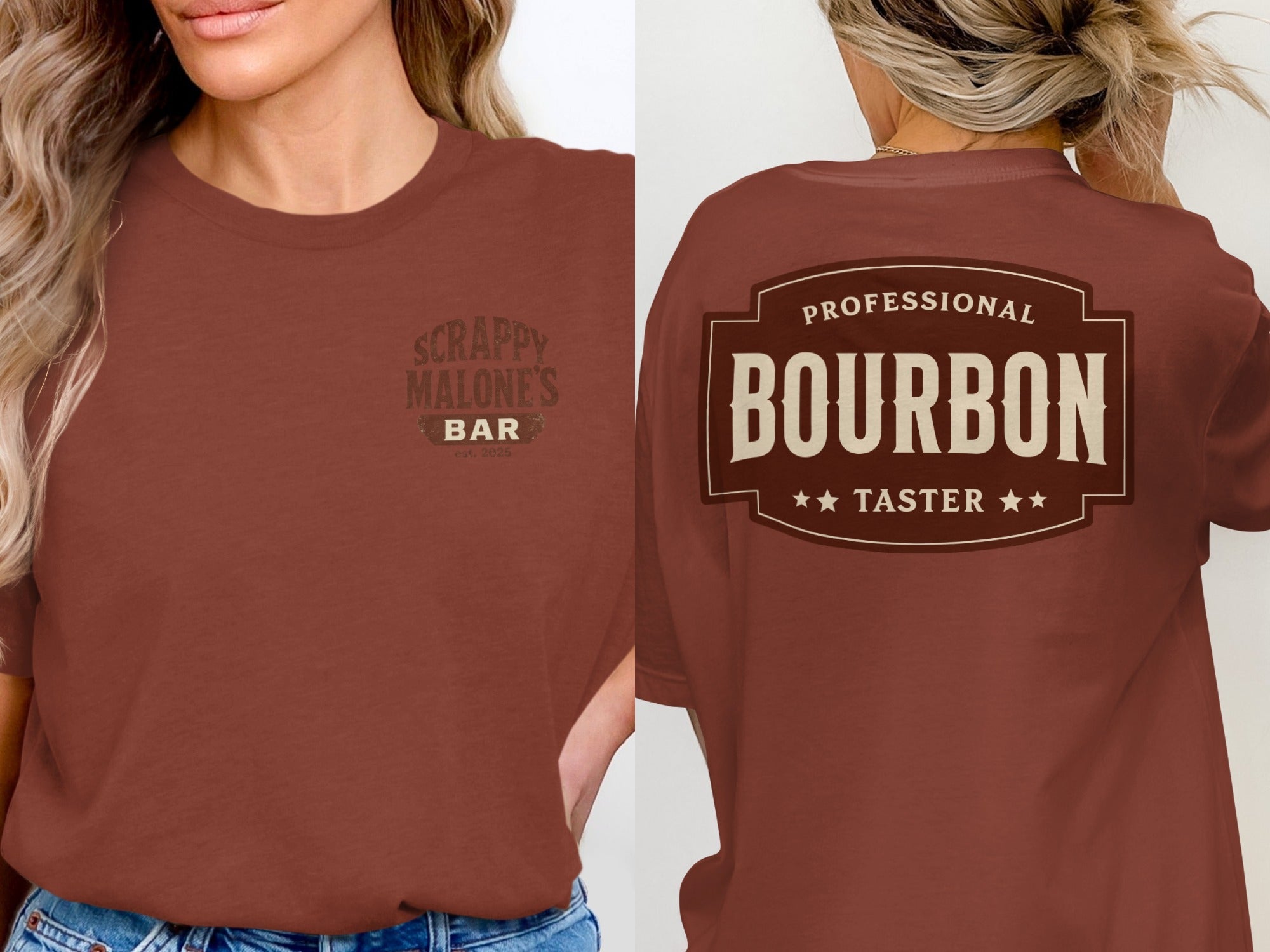 Professional Bourbon Taster Funny Alcohol Design T-Shirt
