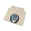 Light beige Seattle Mariners Stealie hoodie with front circular logo graphic