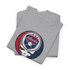 Atlanta Braves StealieT-shirt in sport grey with Stealie skull circular logo on front