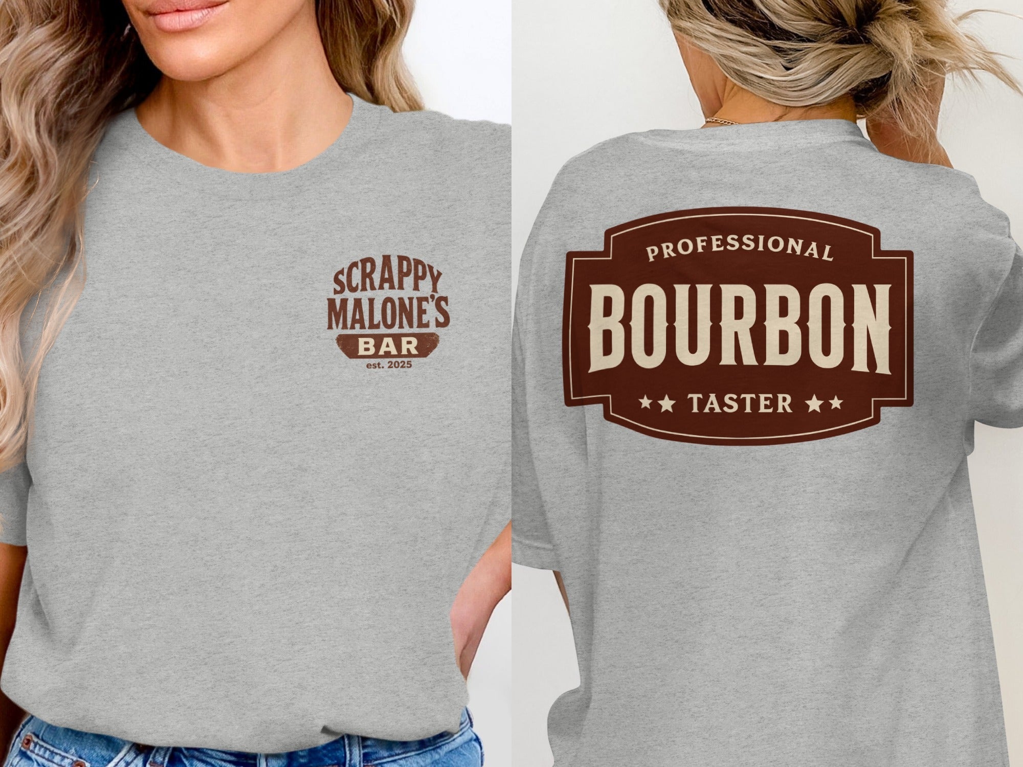 Professional Bourbon Taster Funny Alcohol Design T-Shirt