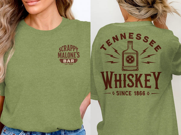 Tennessee Whiskey Bottle Since 1866 Graphic T-Shirt