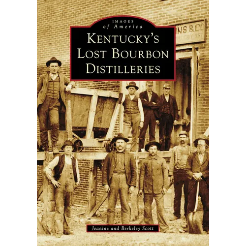 Paperback book with red and black cover titled Kentucky’s Lost Bourbon Distilleries