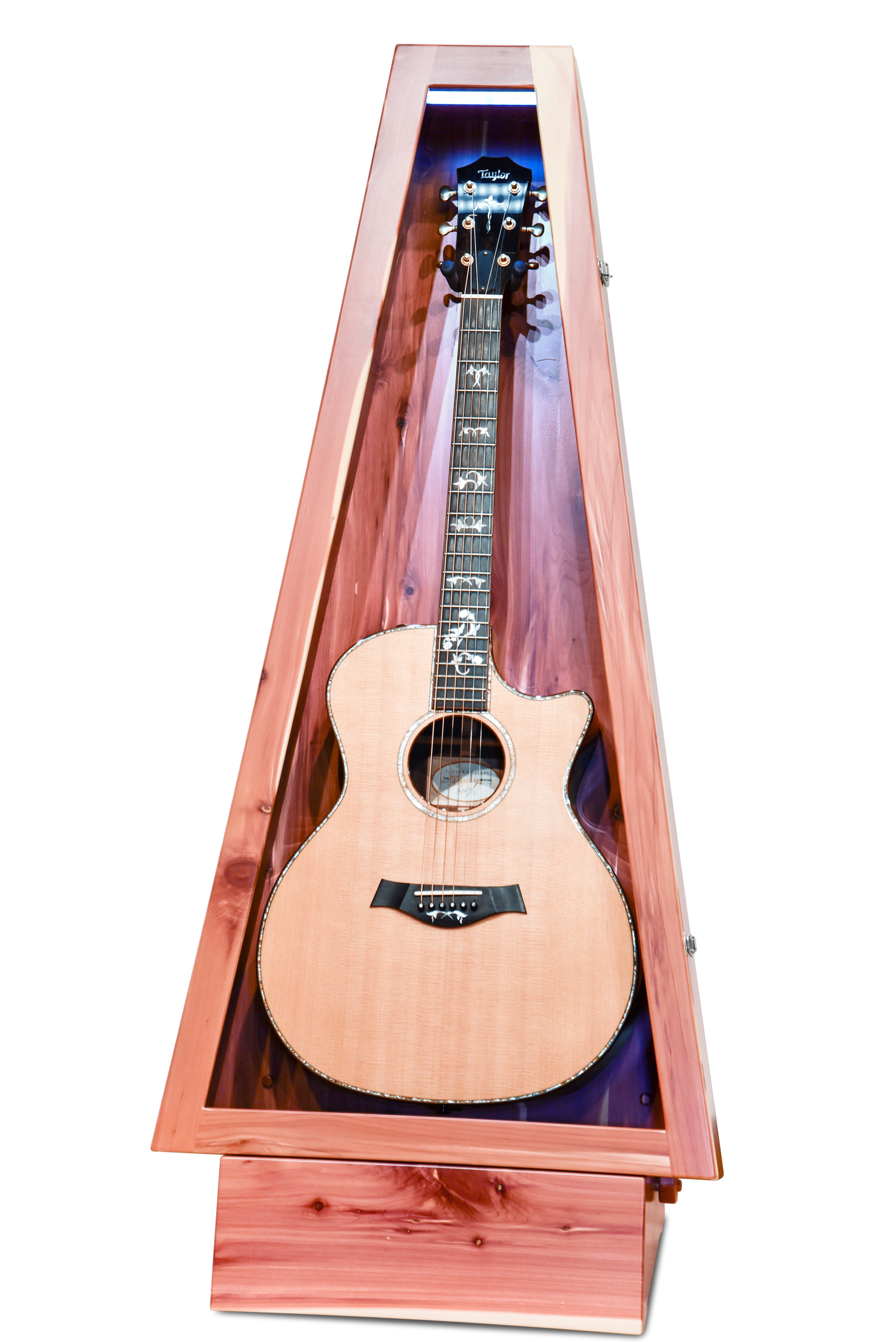 ClimaStand Triangle Humidor with Base - Cedar