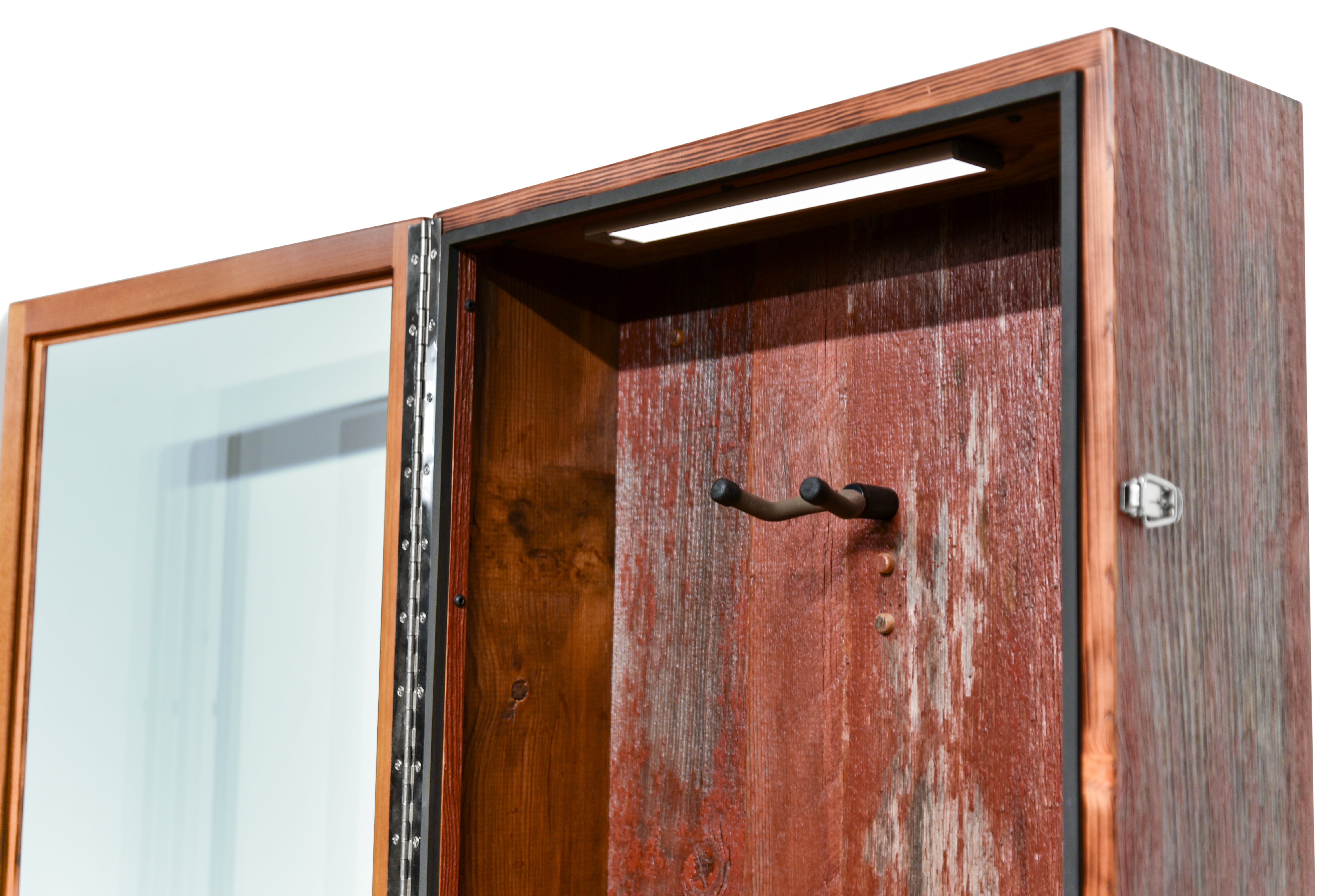 ClimaCase Rectangle Humidor - Reclaimed Barnwood (Red)