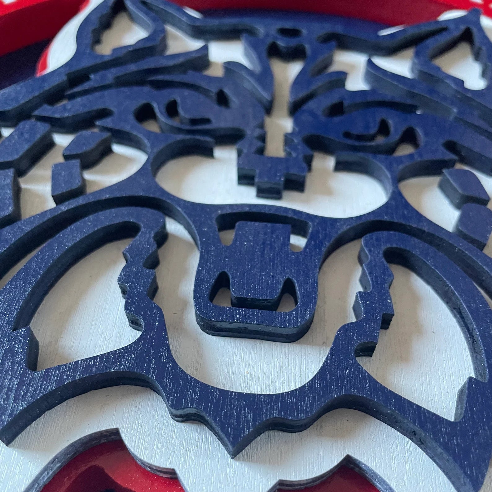University of Arizona Wildcats - Layered Wood Sign For the Sports Lover Arizona Copper Beard