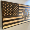 American Flag with US Army Logo - Handcrafted Wood For the Man Cave McCurdy Woodworking