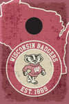 Cornhole Boards - University of Wisconsin Vintage