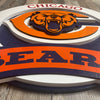Chicago Bears - Layered Wood Sign For the Sports Lover Arizona Copper Beard