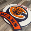 Chicago Bears - Layered Wood Sign For the Sports Lover Arizona Copper Beard
