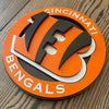 Cincinnati Bengals - Layered Wood Sign