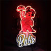 Bob's Big Boy Red Neon Signs Light