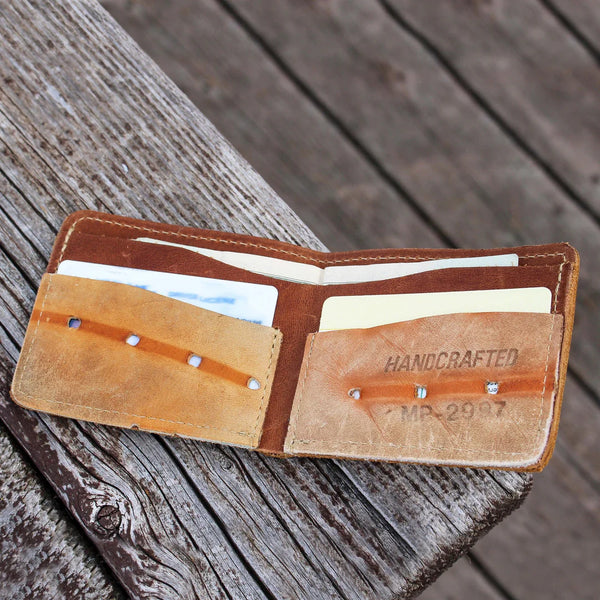 Vintage Baseball Glove Wallet - Billfold Style