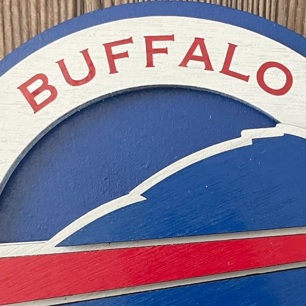 Buffalo Bills - Layered Wood Sign For the Sports Lover Arizona Copper Beard