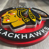 Chicago Blackhawks - Layered Wood Sign For the Sports Lover Arizona Copper Beard