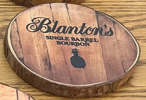 Blanton’s Bourbon – Wood Coaster Set of 4 For the Bar Purposeful2022