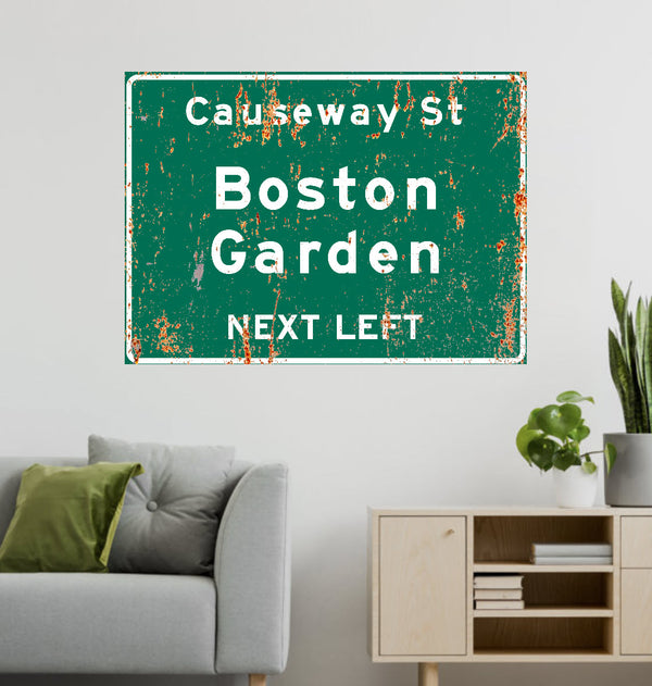 Boston Garden – Classic Stadium Metal Sign