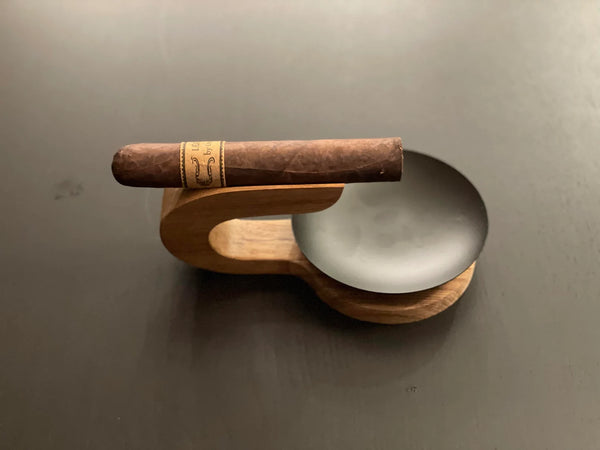 The Bowden - Handmade Teak Cigar Ashtray