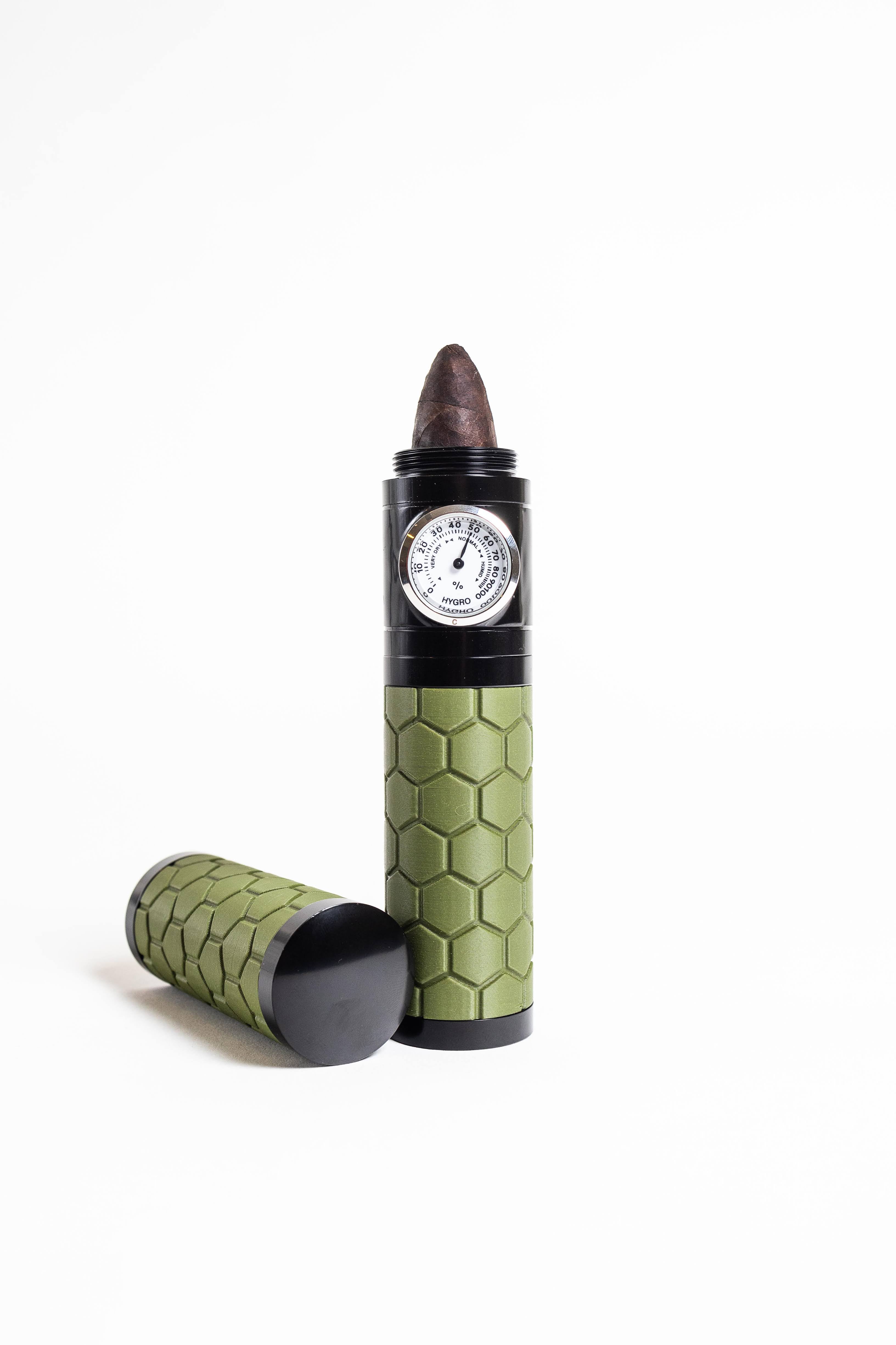 The Cigador Tactical Series - Single Cigar Humidor For the Bar Cigador