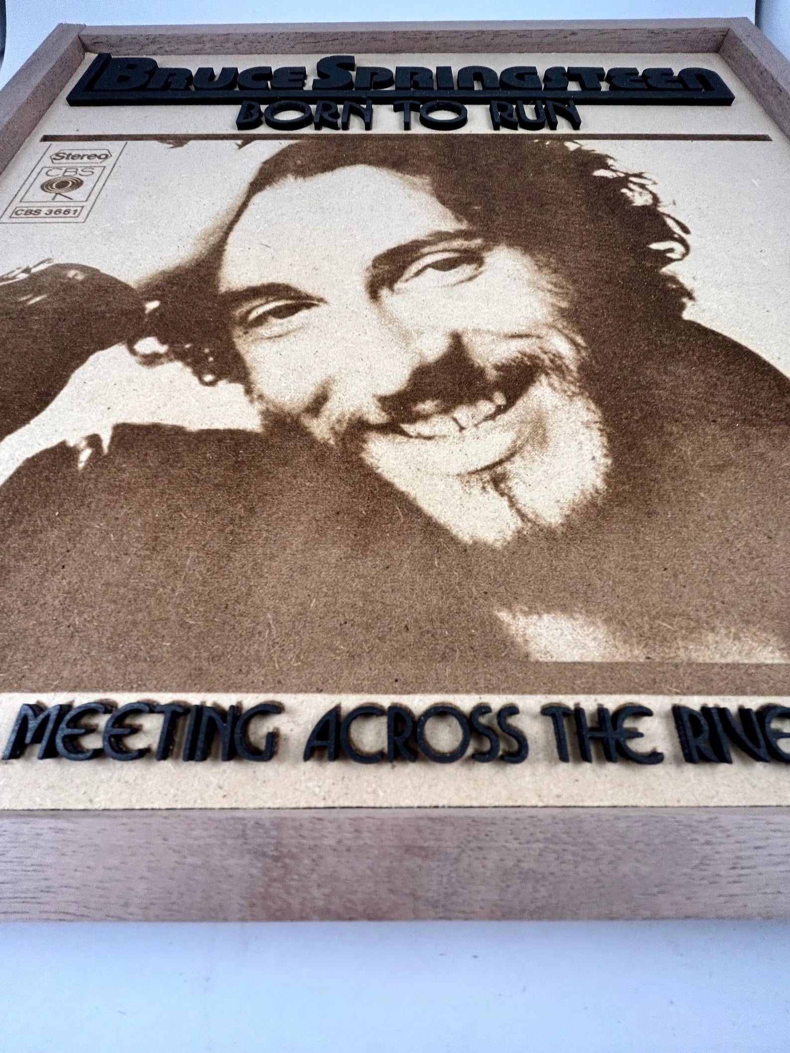 Bruce Springsteen 'Born to Run' - Wood Sign