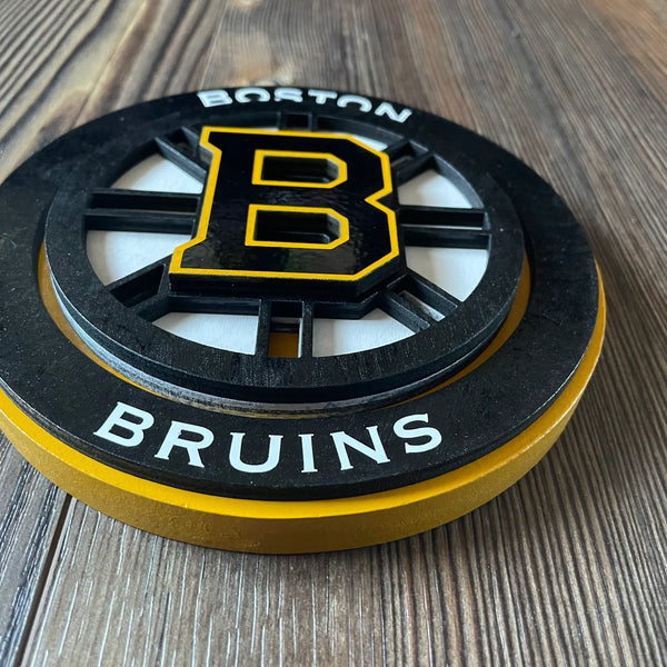 Boston Bruins - Layered Wood Sign