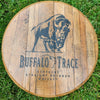 Buffalo Trace Bourbon Barrel Top - Wall Hanging For the Man Cave Gambill Woodworking