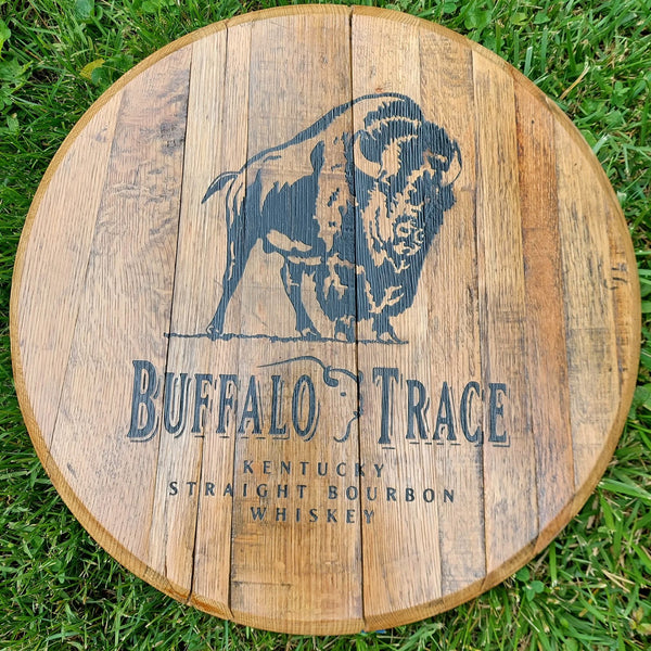 Buffalo Trace Bourbon Barrel Top - Wall Hanging