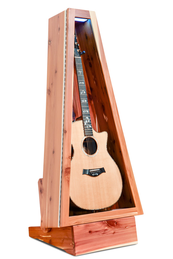 ClimaStand Triangle Humidor with Base - Cedar