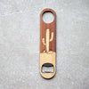 Cactus - Wooden Bottle Opener For the Bar Autumn Woods