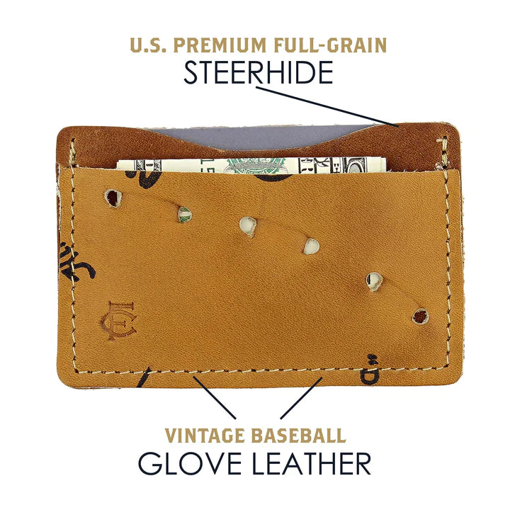 Vintage Baseball Glove Wallet - Card Case For the Sports Lover Fielder's Choice